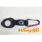 指南針，登山扣指南針帶掛瓶器，體育休閑戶外用品