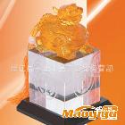 【廠家直銷(xiāo)】 水晶工藝品  水晶十二生肖  水晶印章  雙龍戲珠
