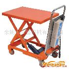 供應電動平臺車帶稱，手推液壓平臺車，移動式電動升降平臺，堆高