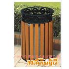 供應 公園垃圾箱 木制果皮箱 環保設備