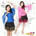 供應(yīng)廣場(chǎng)舞演出服裝套裝 拉丁舞練習(xí)服練功服 網(wǎng)紗上衣 亮點(diǎn)裙套