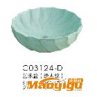 供應高品質喜之蘭彩色藝術盆C03124-D，綠色怡然，相伴一生