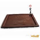 供應【紫來順】宜興全手工正品紫砂壺紫砂茶盤90cm邊槽古詩茶盤
