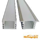 供應LED線條燈外殼 帶PC罩鋁槽 LED燈具配件 S-17.5X12.5